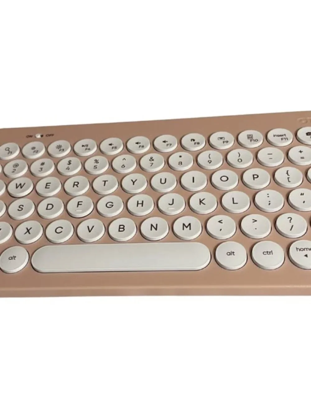 Pink Wireless Keyboard + Mint Green Wireless Mouse Aesthetic Desk Working Bundle